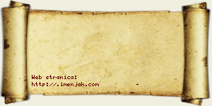 Nadja Stoparić vizit kartica